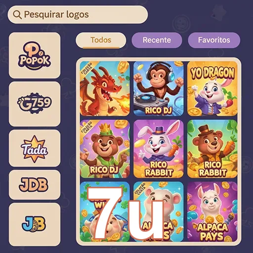 Ilustração de Slot Games com Interface Atraente e Divertida