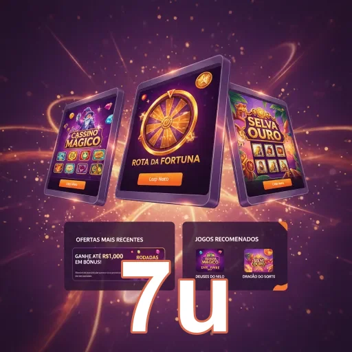 Ilustração de Acesse rapidamente o 7u e desfrute de jogos emocionantes